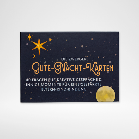 "Gute Nacht" Karten - 40 Fragen zum Träumen, Malen und Fantasieren