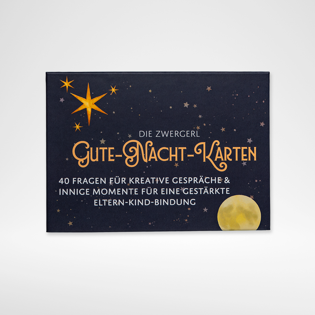 "Gute Nacht" Karten - 40 Fragen zum Träumen, Malen und Fantasieren