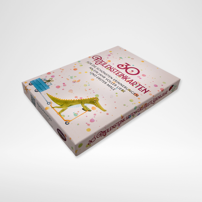 30 Meilensteinkarten für das erste Lebensjahr