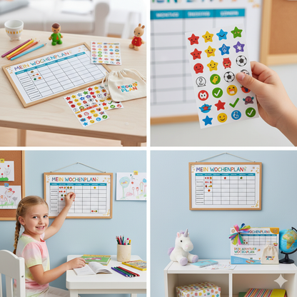 Kinder-Wochenplaner für Kita und Grundschule