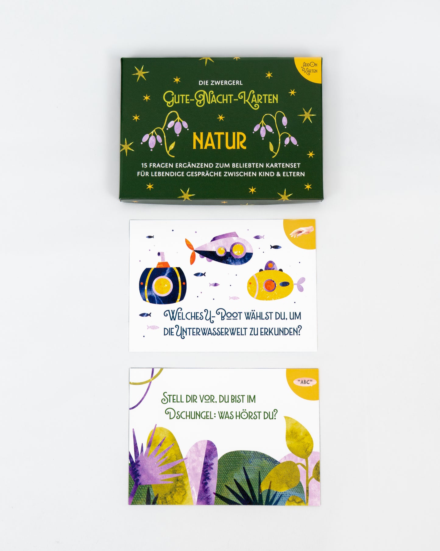 Karten aus dem Natur Gute-Nacht-Karten Set