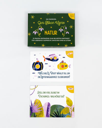 Karten aus dem Natur Gute-Nacht-Karten Set